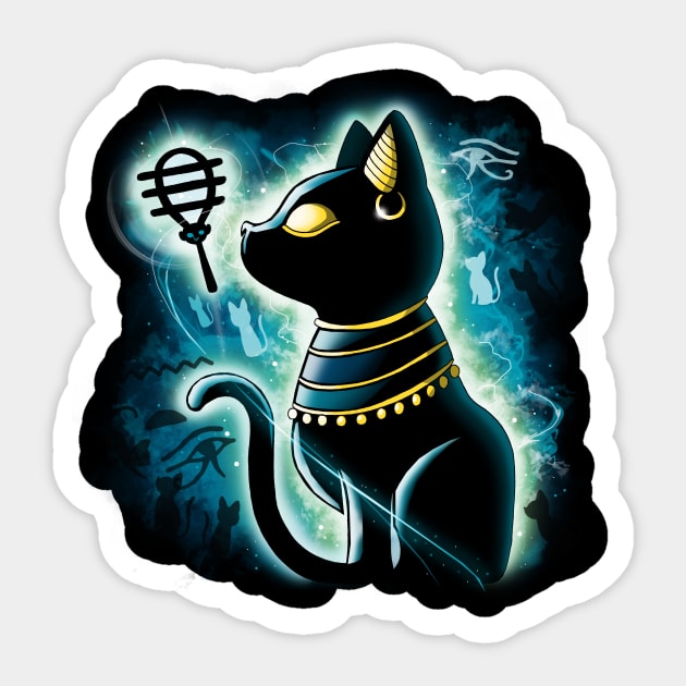 Bastet Sticker by Vallina84